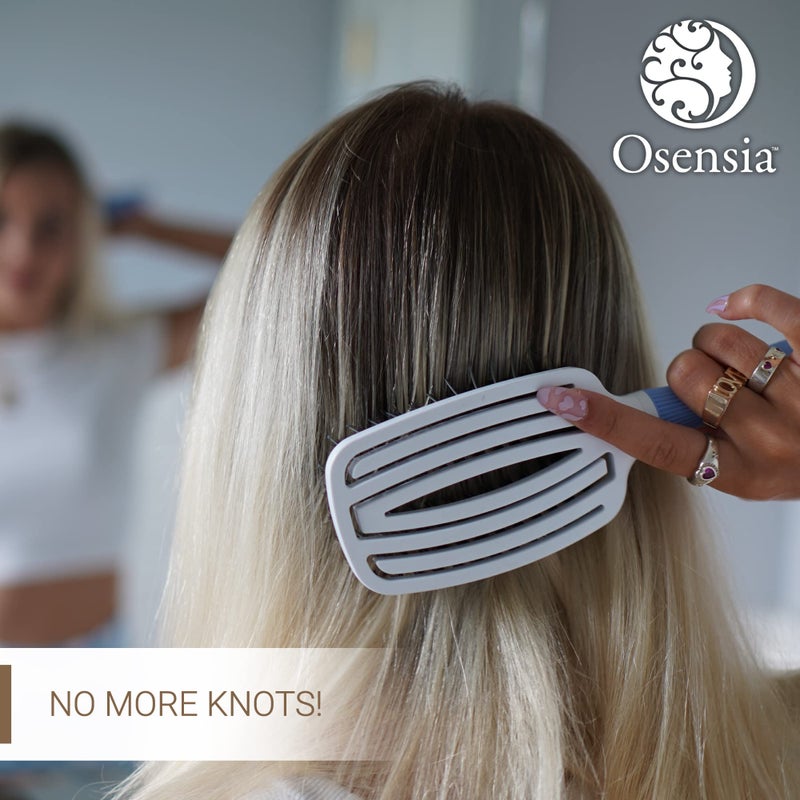 Osensia Detangling Brush for Curly Hair - Thick and Dry Hair Type. Travel Detangle Brush for Women, Men, and Kids. - Image 5